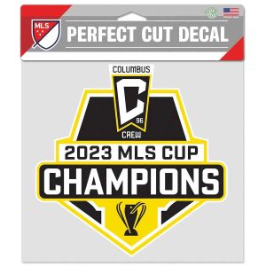 Wincraft Columbus Crew 2023 MLS Cup Champions Perfect Cut 8 x 8 Decal