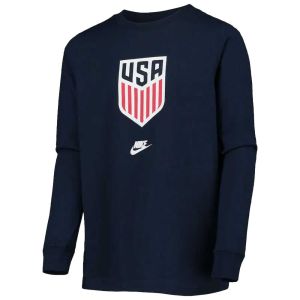 Nike USA Youth Dri-Fit Cotton L/S Tee
