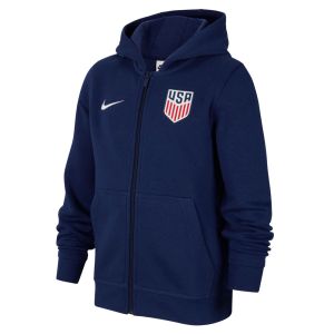 Nike USA Youth Club Fleece Full-Zip Hoodie