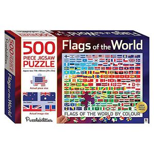 Flags of the World: 500 Piece Jigsaw Puzzle