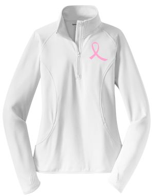 Women's Wick 1/2 Zip Breast Cancer Pullover