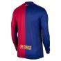 Nike FC Barcelona 2024/25 Men's Stadium Long Sleeve Home Jersey