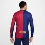 Nike FC Barcelona 2024/25 Men's Stadium Long Sleeve Home Jersey