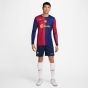 Nike FC Barcelona 2024/25 Men's Stadium Long Sleeve Home Jersey