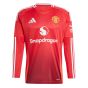 adidas Manchester United 2024/25 Men's Home Long Sleeve Jersey