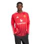 adidas Manchester United 2024/25 Men's Home Long Sleeve Jersey