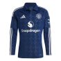 adidas Manchester United 2024/25 Men's Long Sleeve Away Jersey