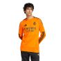 adidas Real Madrid 2024/25 Men's Long Sleeve Away Jersey