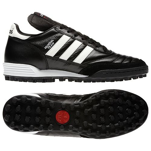 adidas Mundial Team Turf Cleats-Black/White | Soccer Village