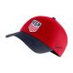 Nike USA Color Block Campus Cap - Red with Navy Bill