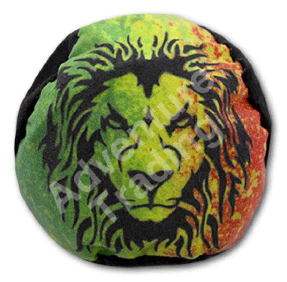 Rasta Lion 12 Panel Footbag