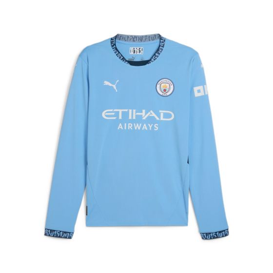 PUMA Manchester City 2024/25 Men's Long Sleeve Home Jersey