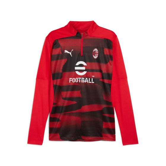 PUMA AC Milan Men's Prematch 1/4 Zip Top