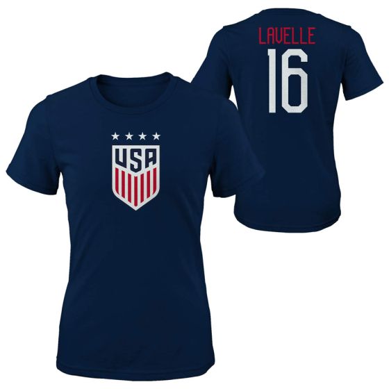 USA Rose Lavelle Women's Name and Number Tee