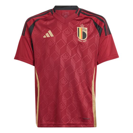 adidas Belgium 2024 Youth Home Jersey