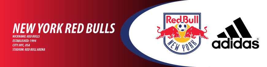 MLS New York Red Bulls Adult Women Replica S/Wordmark Jersey,Large,White