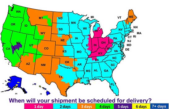 fedex canada zone chart 2018